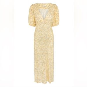 NWT Spell Mossy Bias-Cut Midi Dress-Lemonade Small